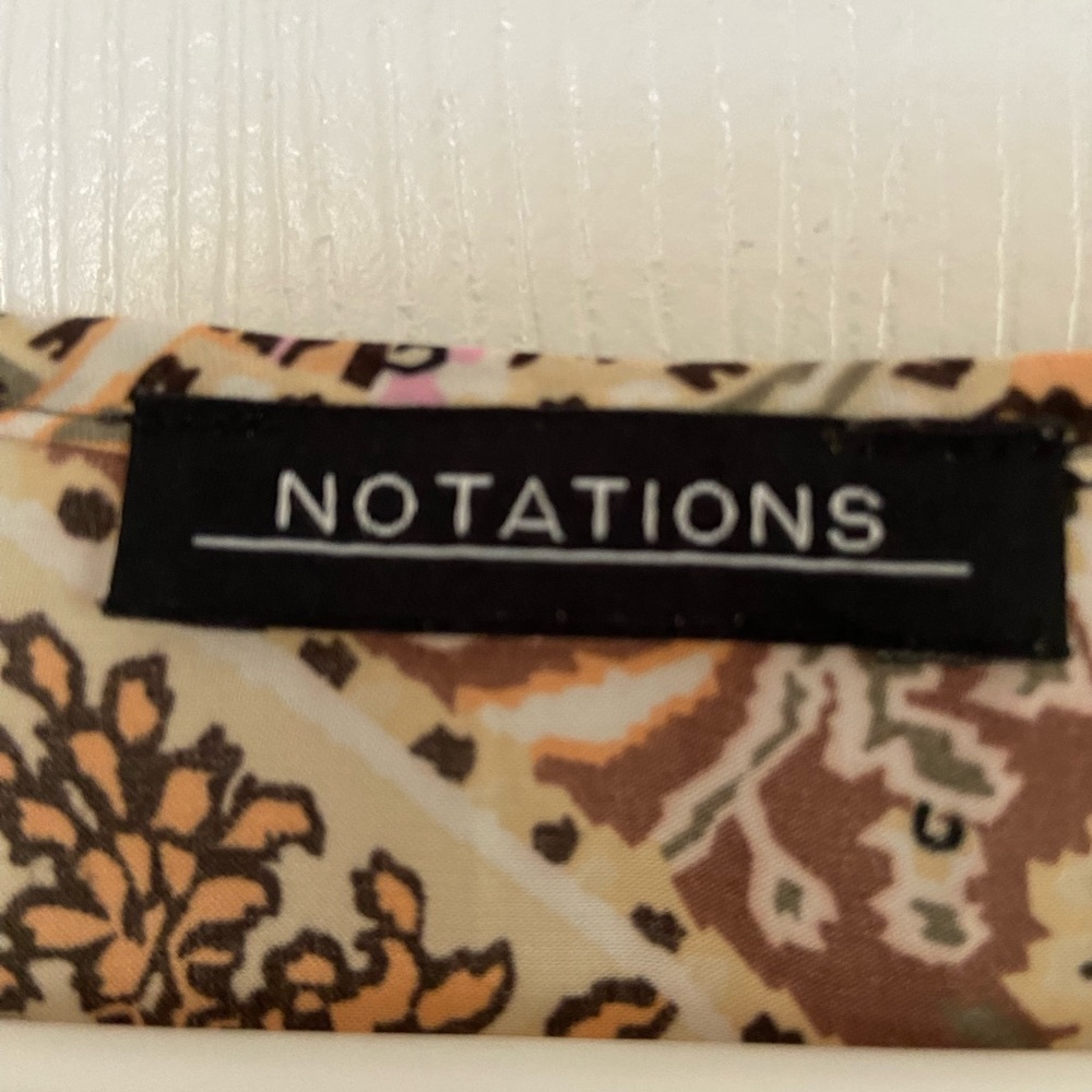 NOTATIONS SLEEVELESS TOP Medium - Picture 3 of 3